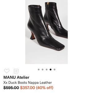 manu atelier duck boots brand new size 38